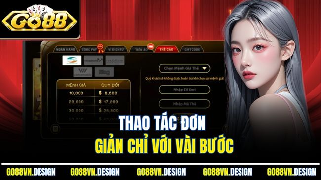 Thao tác đơn giản chỉ với vài bước