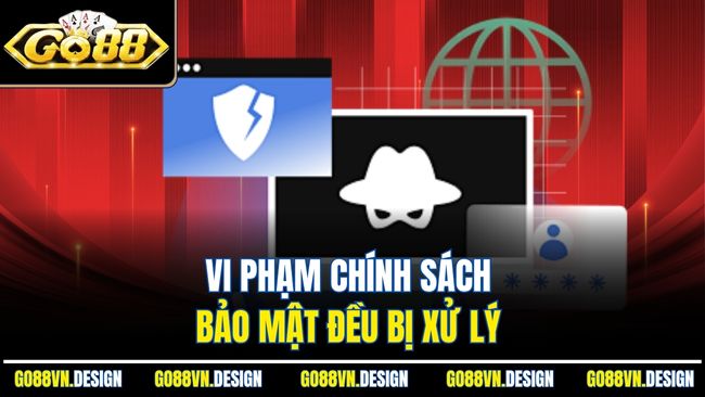 Vi phạm chính sách bảo mật đều bị xử lý 